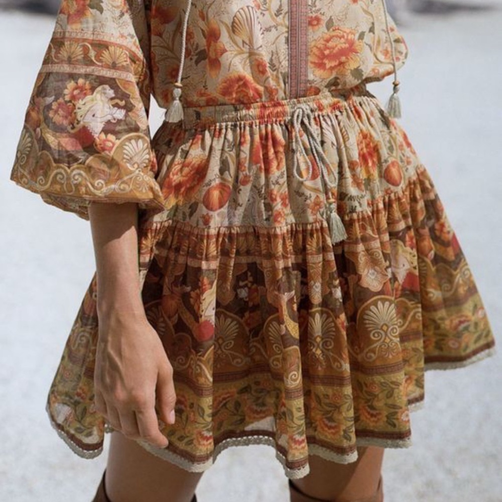 Spell Seashell Mini Skirt